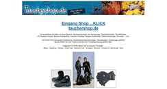 Desktop Screenshot of neopren.tauchershop.de