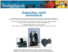 Tablet Screenshot of neopren.tauchershop.de